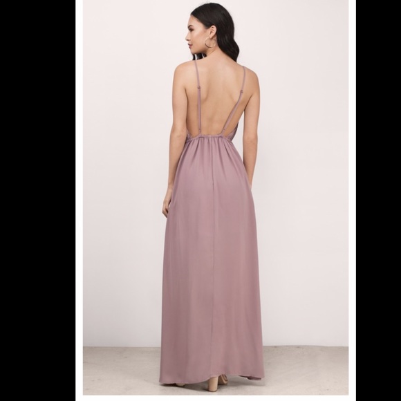 Mauve pink maxi dress - Picture 2 of 10